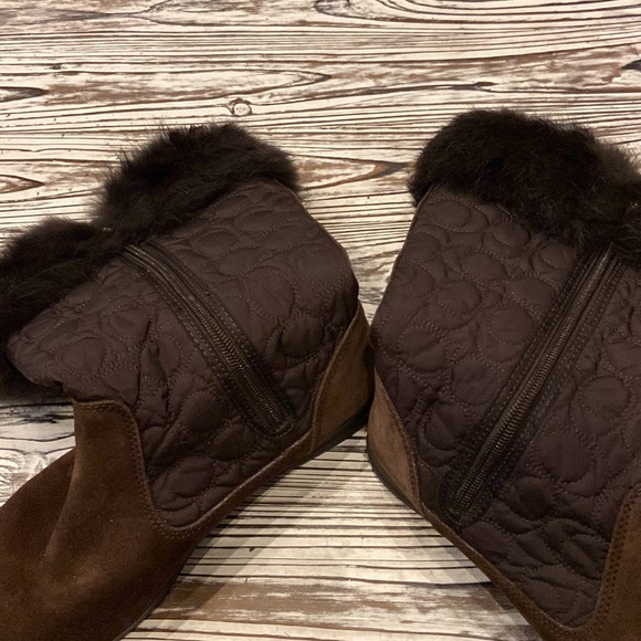 Coach authentic-brown boots- ladies size 8- Talen F2460/H07 - Picture 5 of 9